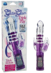 Glitter Glam Triple Play Rabbit Vibe